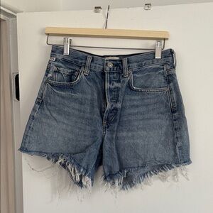 Citizens Of Humanity Annabelle Long Denim Short - Medium Wash